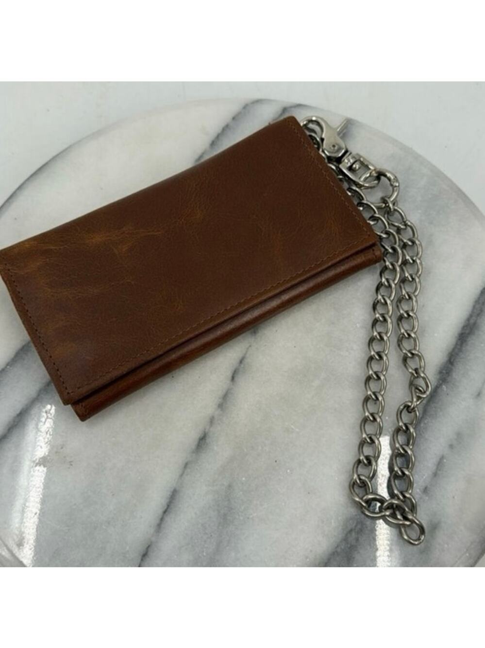 NWT Rawhyd leather chain wallet